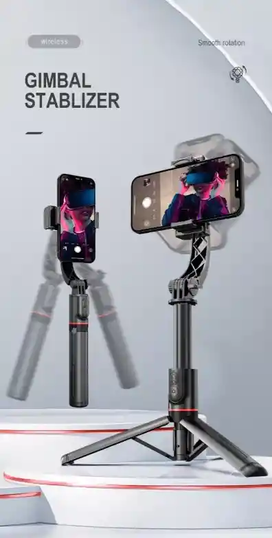 Gimbal Estabilizador Celular Eje Robótico Trípode Selfie