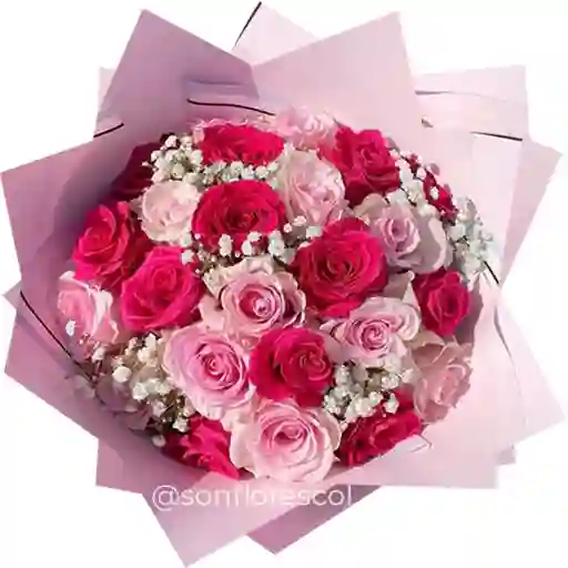 Ramo Rosas Lady Pink