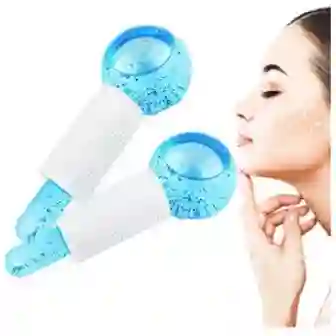 Bolas De Hielo De Vidrio Para Masaje Facial