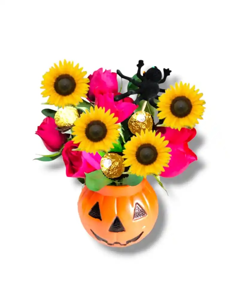 Rosas Y Girasoles Halloween