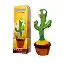 Cactus Bailarín Recargable Usb Canta Imita Voz Juguete Bebé