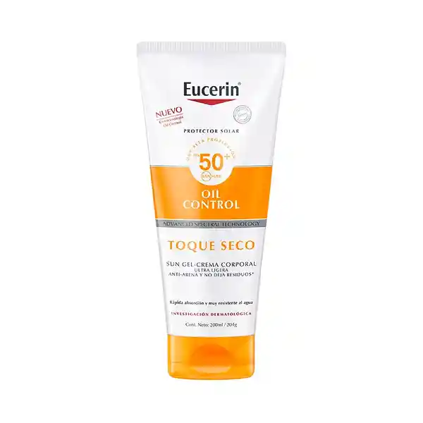 Protector Solar Eucerin Oil Control Toque Seco Fps50 200ml