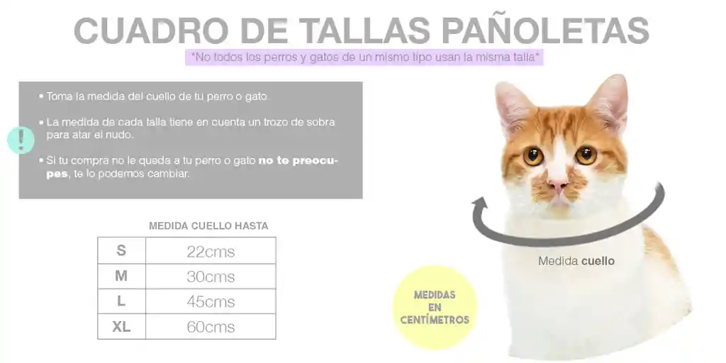 Pañoleta Para Perros Talla S Subliminado Amarillo Paticos