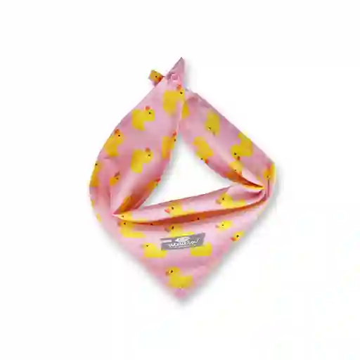 Pañoleta S Subliminado Amarillo Paticos