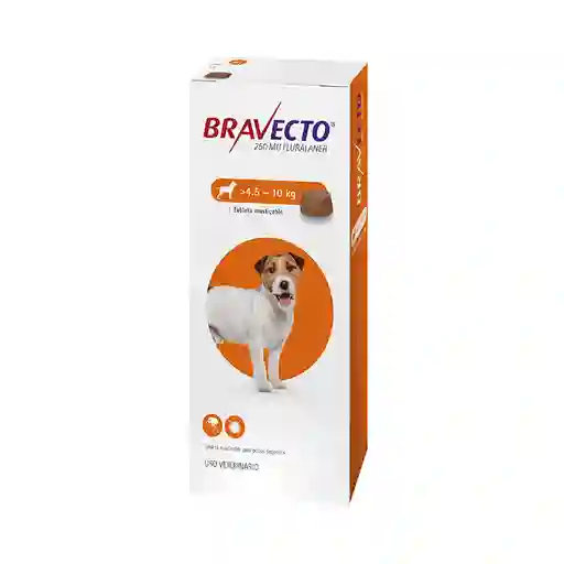 Bravecto 12 Semanas (4,5 A 10 Kg) Antipulgas Y Garrapatas