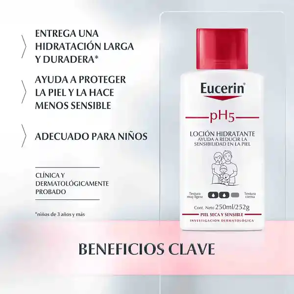 Loción Hidratante Eucerin Ph5 Piel Seca Y Sensible 250ml