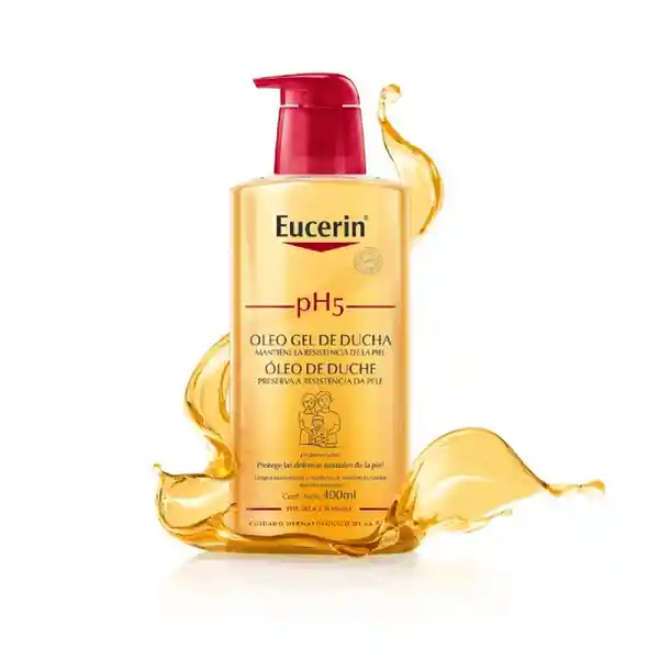 Aceite De Ducha Eucerin Ph5 Piel Seca Y Sensible 400ml