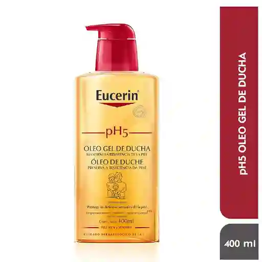 Aceite De Ducha Eucerin Ph5 Piel Seca Y Sensible 400ml