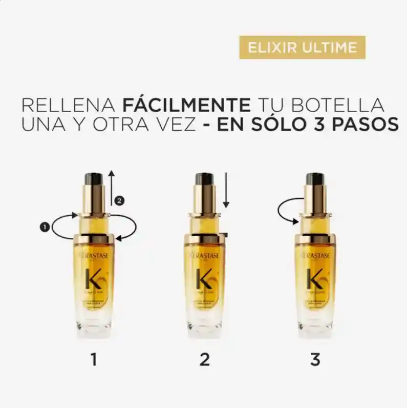 Aceite Termo Protector Kérastase Elixir Ultime L’huile Brillo Intenso – Recargable 75ml