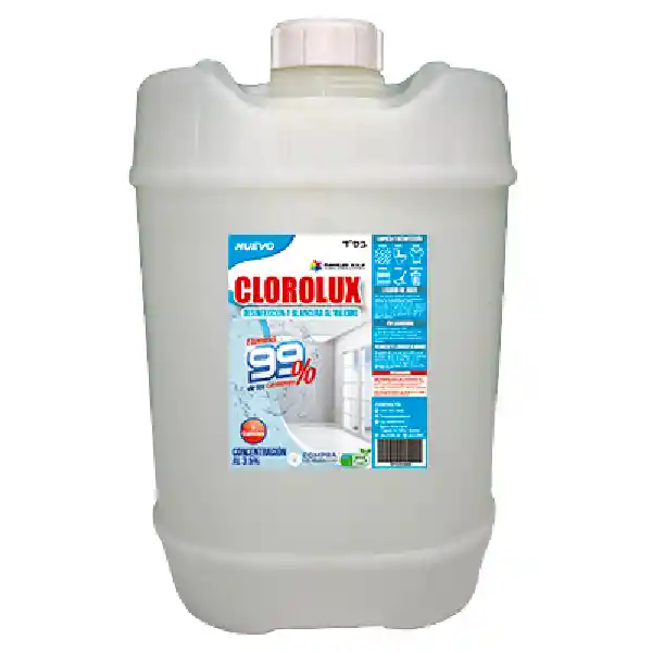 Blanqueador Clorolux Concentración 3.5% X 19l