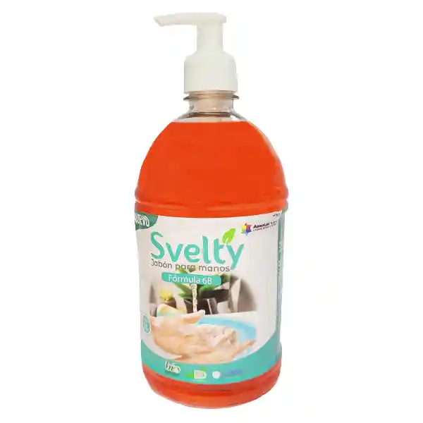 Jabón Líquido Svelty Para Manos Antibacterial X 1l