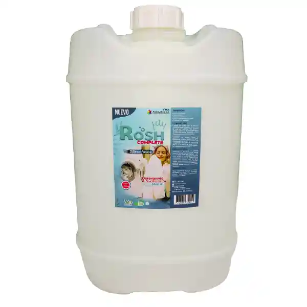 Detergente Líquido Suavizante Rosh Complete Para Ropa X 19l