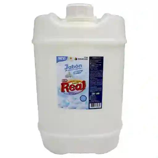 Jabón En Barra Líquido Eco Real Blanco X 19l