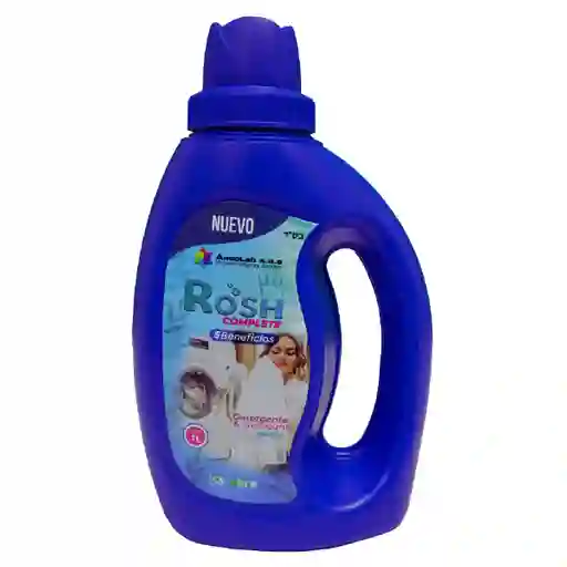 Detergente Líquido Suavizante Rosh Complete Para Ropa X 1l