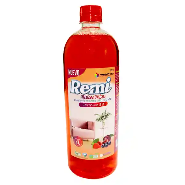 Limpiador Desinfectante Remi Frutos Rojos X 1l