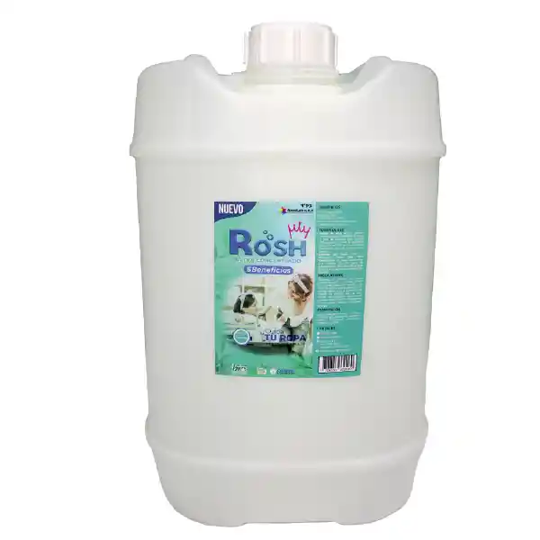 Detergente Líquido Suavizante Rosh Ultra Para Ropa X 19l