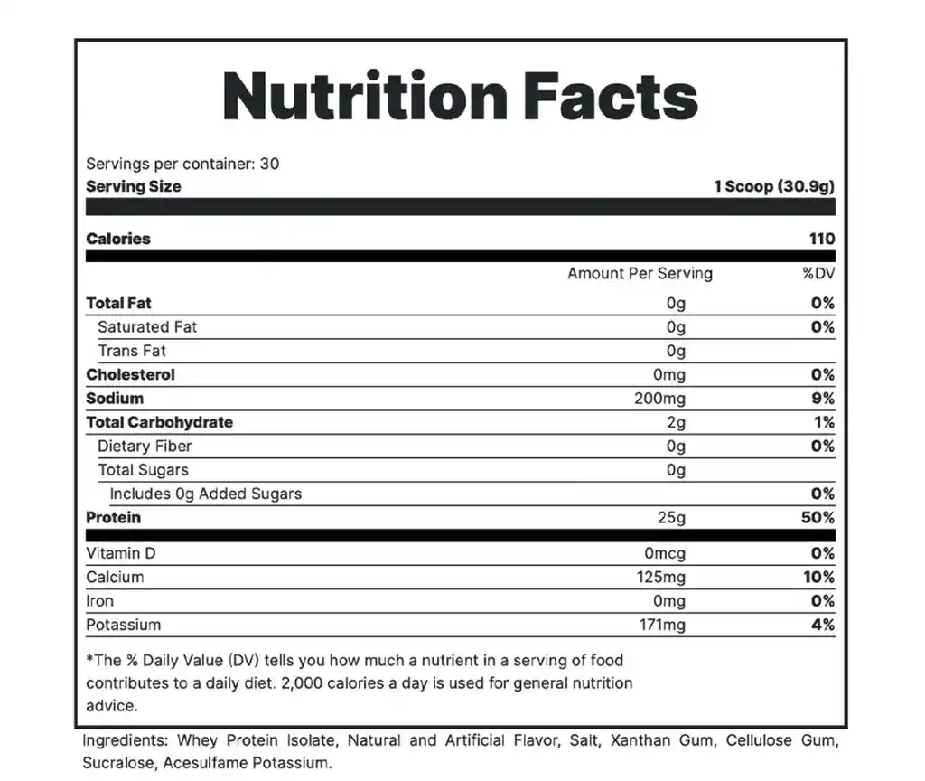 Isotope 100% Whey Isolate 2lb