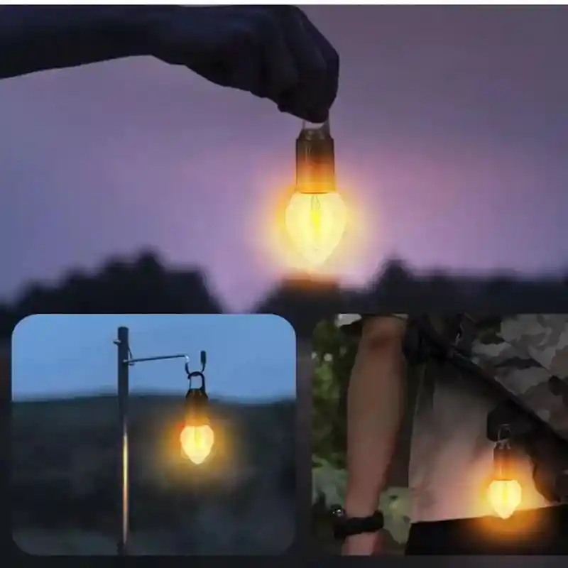 Luz Portátil Bombillo Led Camping Al Aire Libre