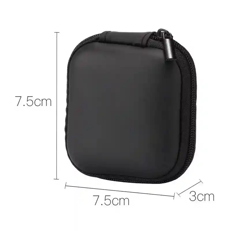 Estuche Liso Para Audífonos Inalámbricos In-ear Negro