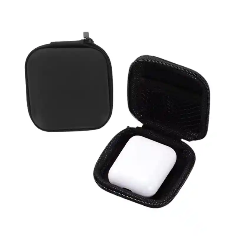 Estuche Liso Para Audífonos Inalámbricos In-ear Negro