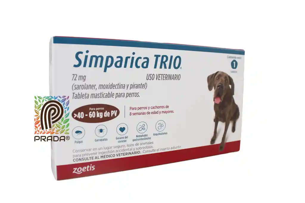 Simparica Trio 6 (40-60 Kg) Café