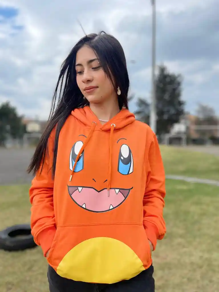 Buzo Unisex Charmander Pokemon Talla L