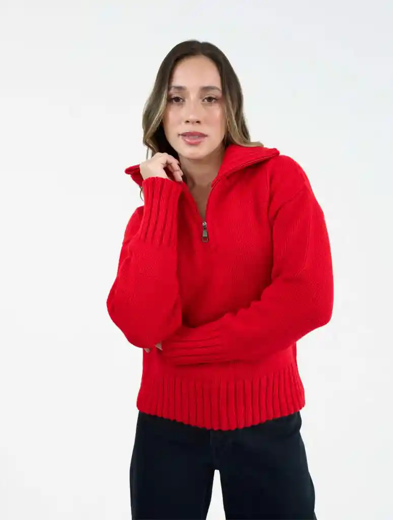 Sueter Para Mujer Cuello Tortuga The Charmer Rojo