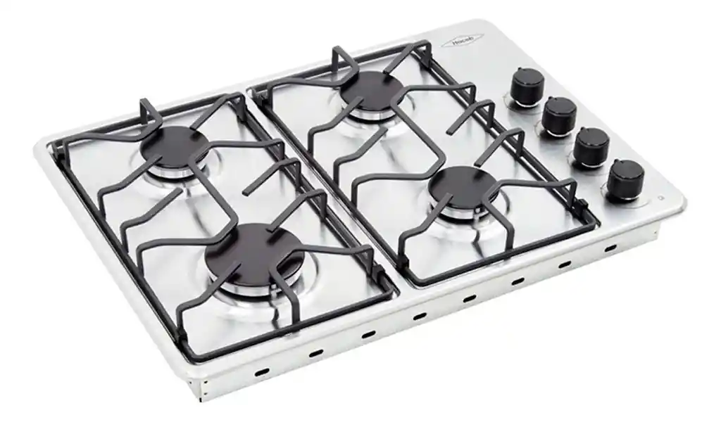 Estufa De Empotrar Tofu Inox 60x43 Cm Gas Propano Haceb Color Gris