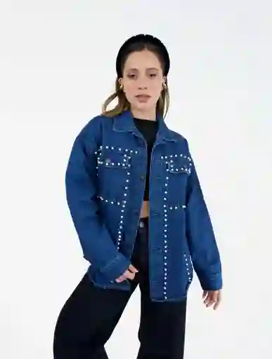 Chaqueta Para Mujer Denim The Atelier Azul