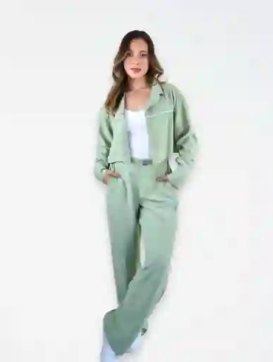 Set Para Mujer Pantalón Y Blusa The Dolce Verde S/m