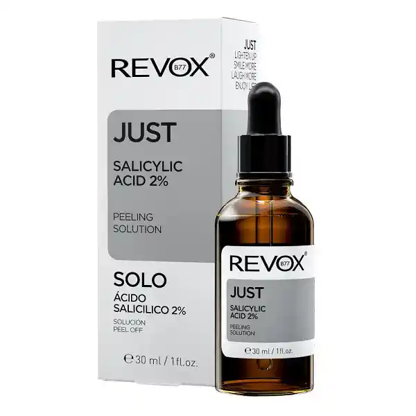 Suero Efecto Peeling Revox Just Con Ácido Salicílico Al 2% 30ml