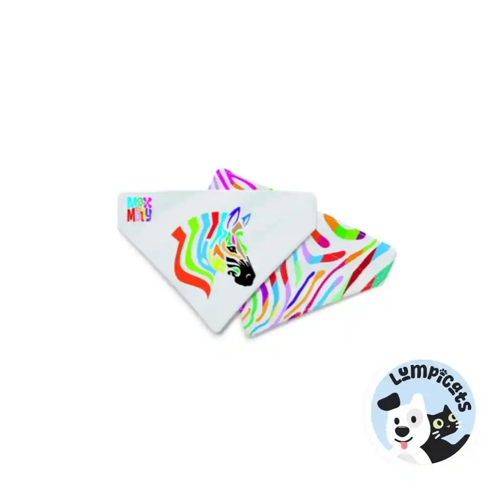 Max Molly Original Magic Zebra Bandana Smalla Ccesorios Para Mascotas