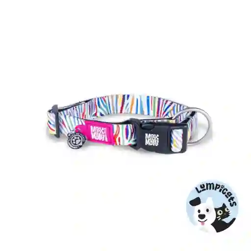 Max Molly Original Magic Zebra Collar Para Perro Largo