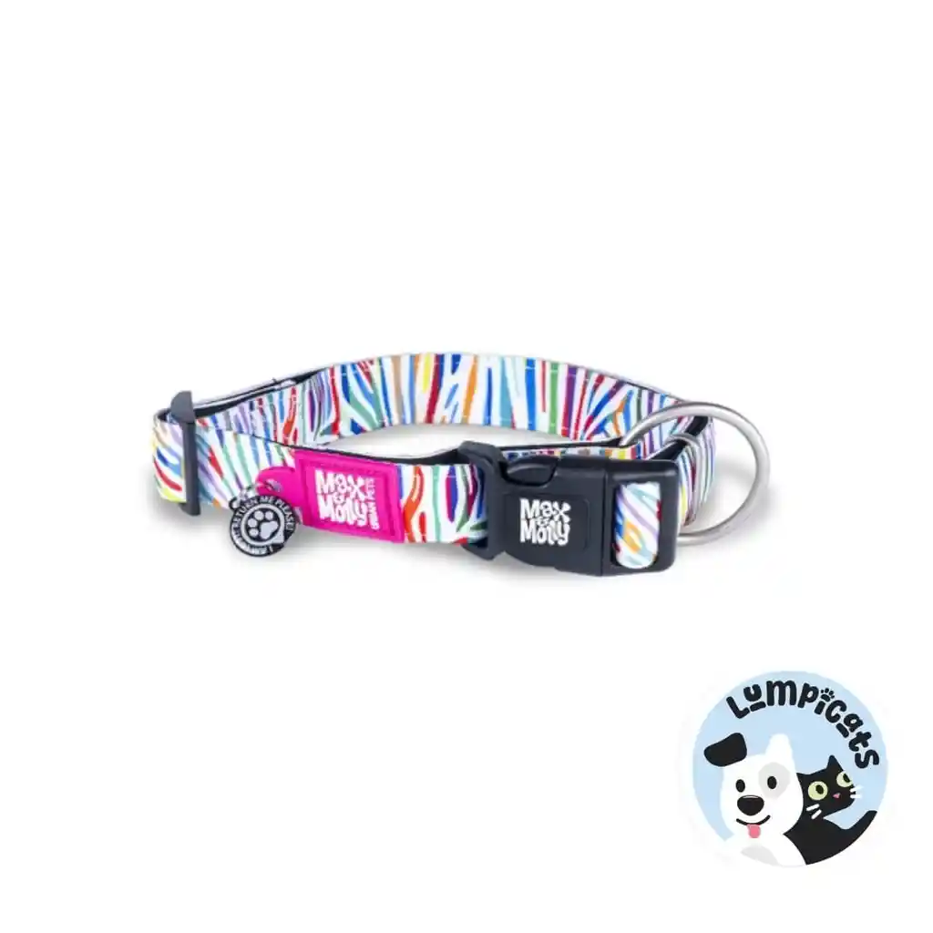 Max Molly Original Magic Zebra Collar Perro Small