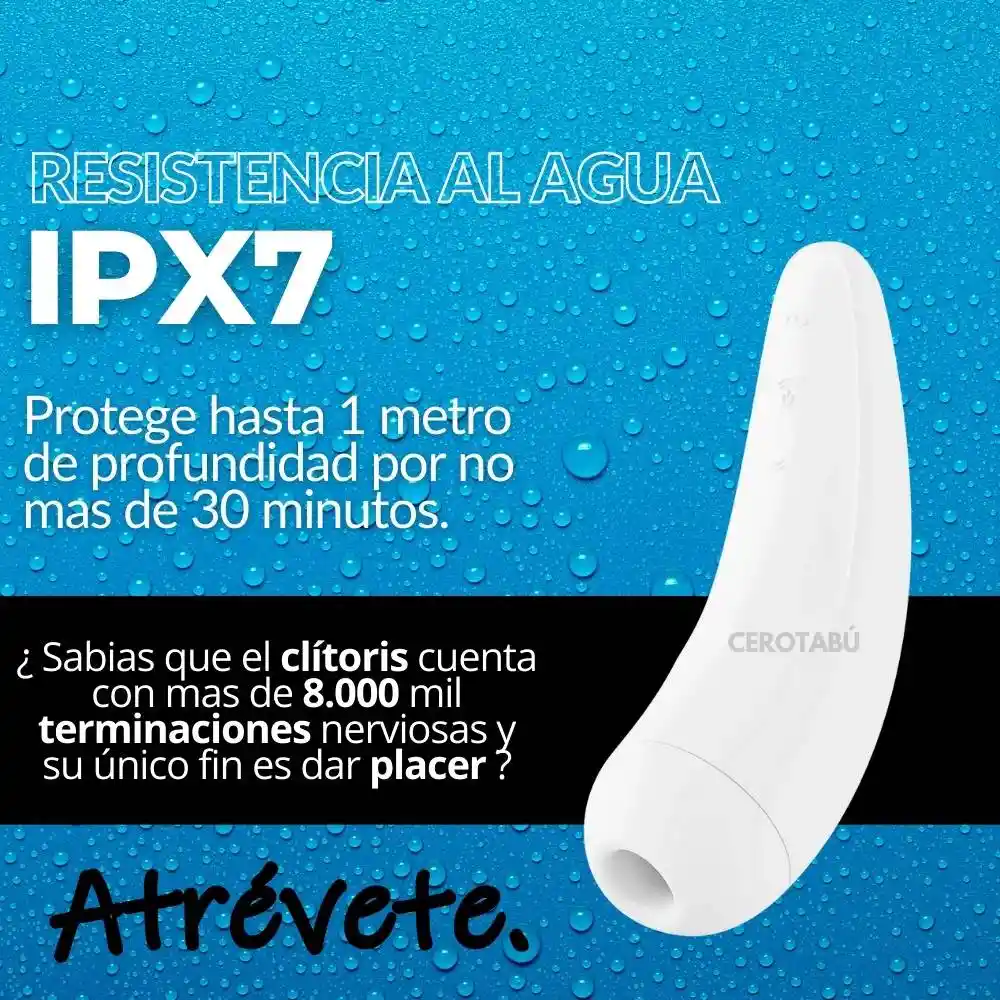 Satisfyer Curvy 2 + Vibrador De Clitoris Succionador App