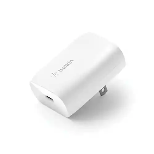 Cargador De Pared Belkin 30w + Cable Usb C A Usb C 1 M