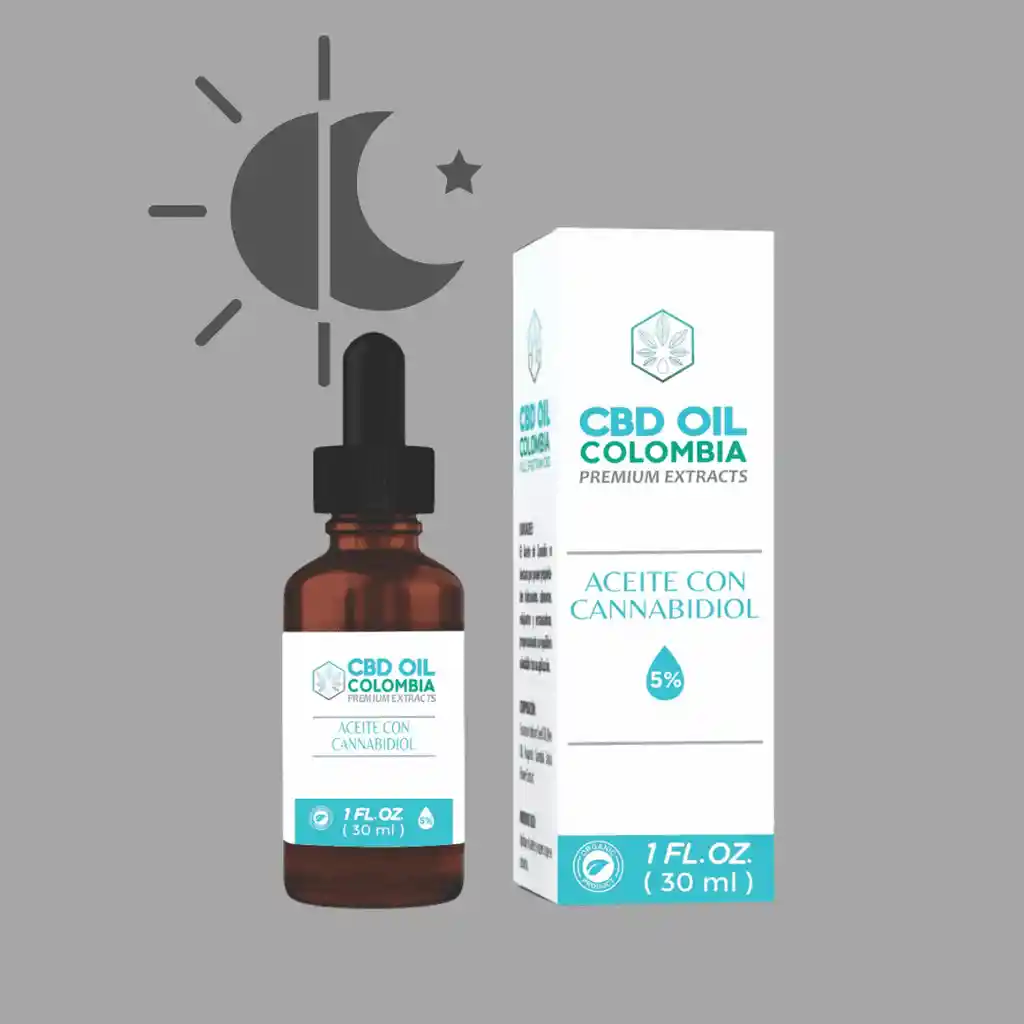 Dos Aceites Cbd Ingredientes Naturales Dia Y Noche Neutro - Purplekush