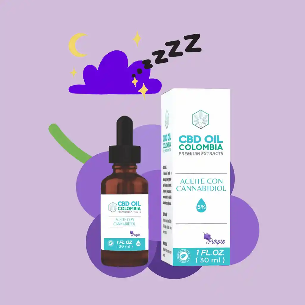 Dos Aceites Cbd Ingredientes Naturales Dia Y Noche Neutro - Purplekush