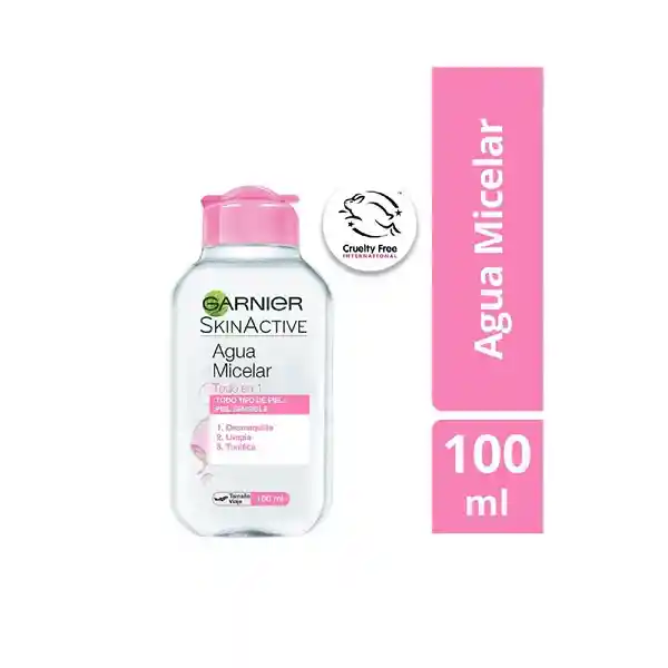 Agua Micelar Garnier Skinactive Todo En 1 Piel Sensible 100ml