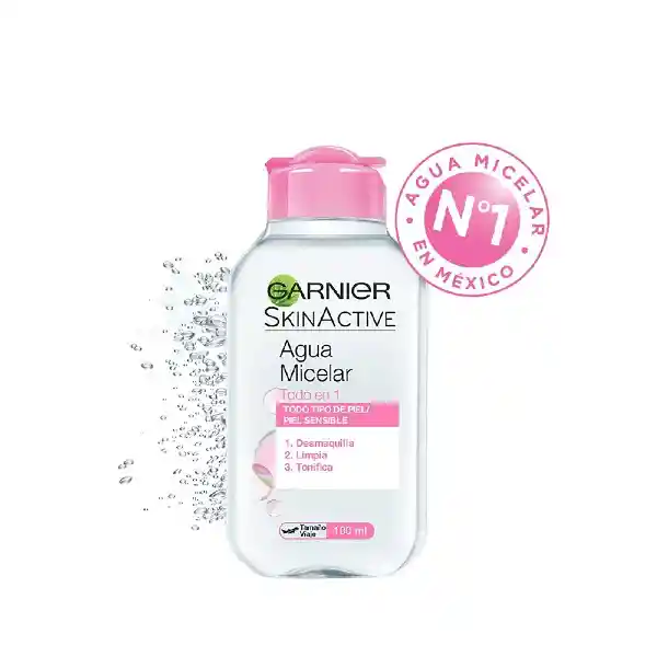 Agua Micelar Garnier Skinactive Todo En 1 Piel Sensible 100ml