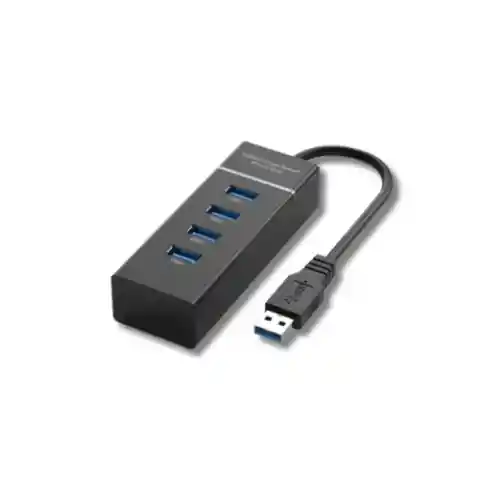 Hub 4 Puertos Usb 3.0 5gbps 30 Cm Indicador Led