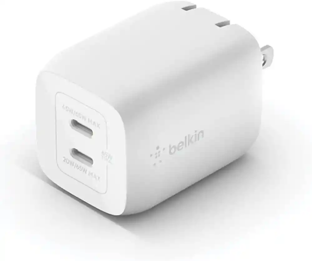 Cargador Pared Belkin Wch011dqwh Usb-c 45w Color Blanco