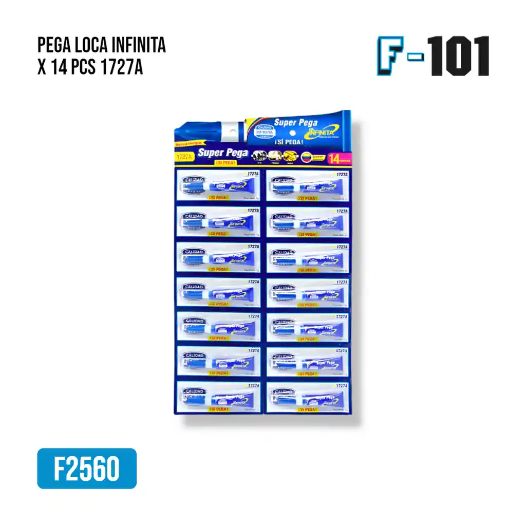 Pega Loca Infinita X 14 Pcs