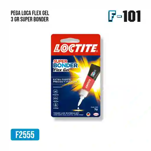 Pega Loca Flex Gel 3 Gr Super Bonder