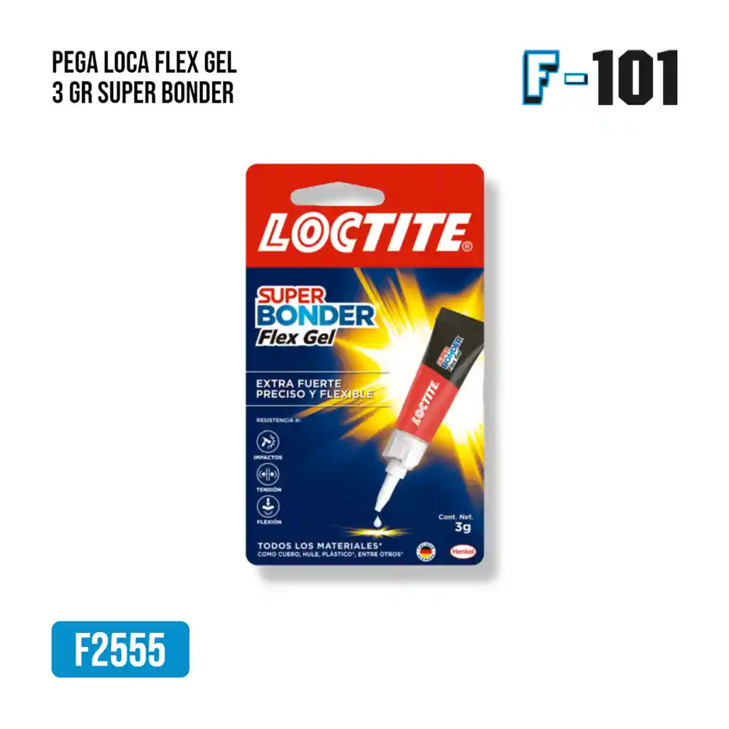 Pega Loca Flex Gel 3 Gr Super Bonder