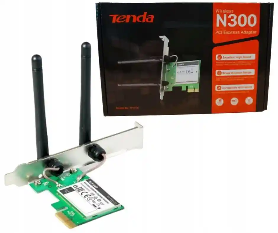 Tarjeta De Red Wifi 2 Antenas Tenda / Tenda W322e/ Wifi 2 Antenas Pc