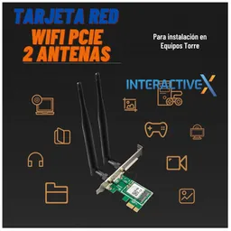 Tarjeta De Red Wifi 2 Antenas Tenda / Tenda W322e/ Wifi 2 Antenas Pc