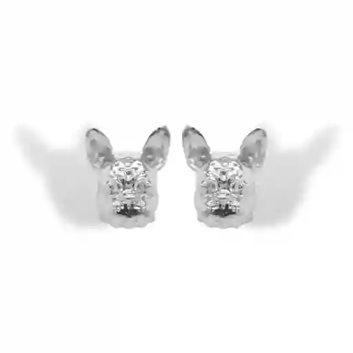 Aretes De Bulldog Francés