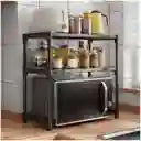 Estante Organizador De Microondas 2 Niveles Para Cocina