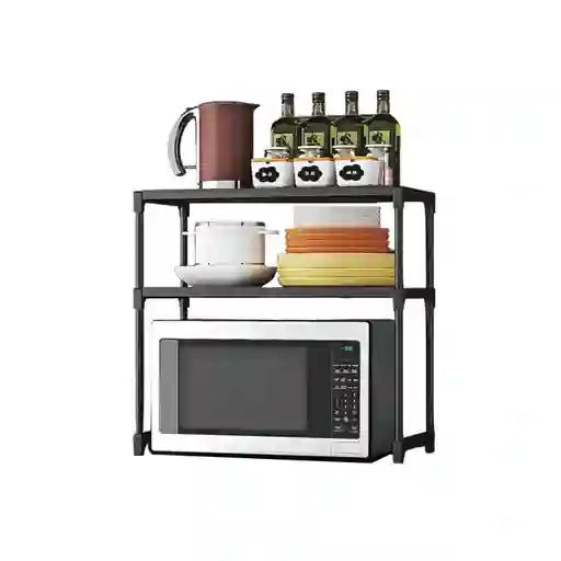 Estante Organizador De Microondas 2 Niveles Para Cocina